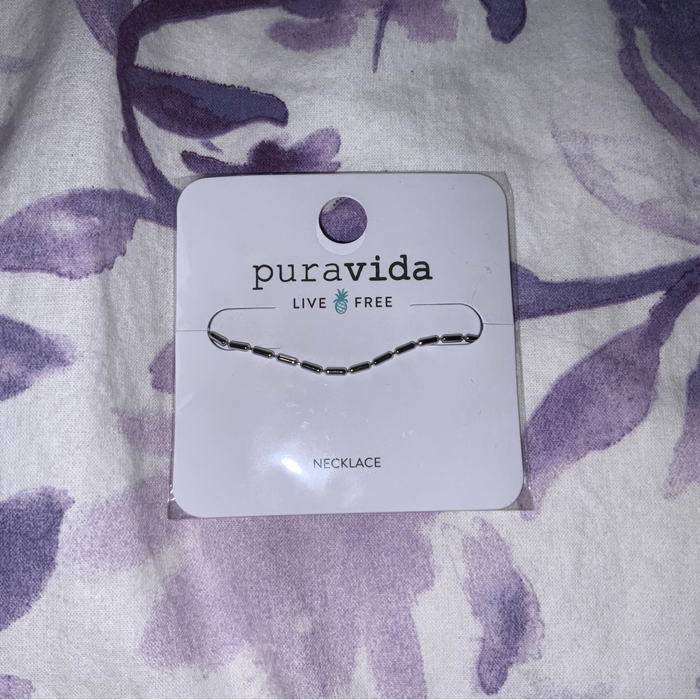 Pura Vida Silver Beaded Necklace